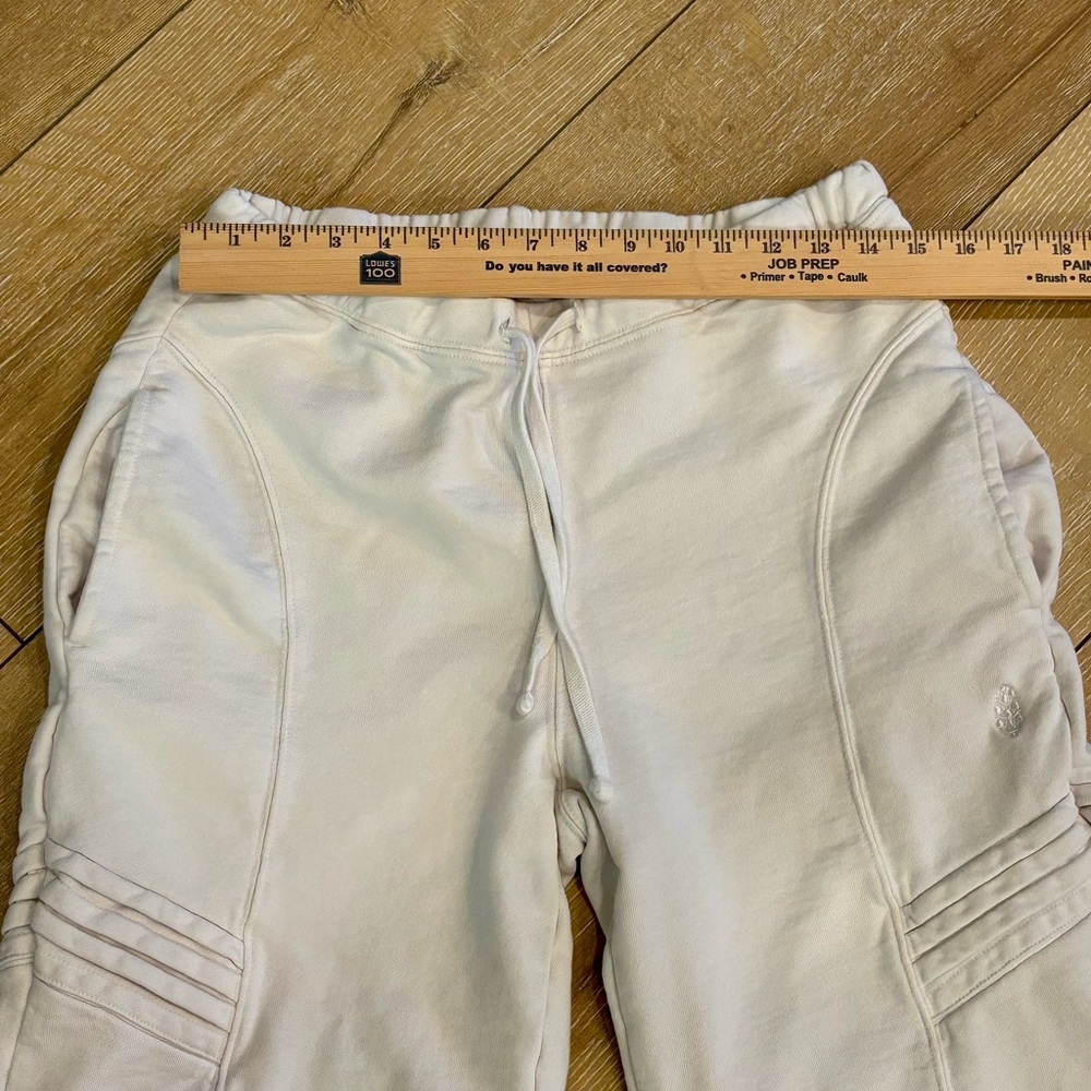 FP Movement White Moto Wide-Leg Sweatpants - Size Small - Picture 5 of 9